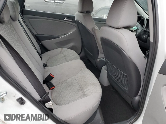 2017 Hyundai Accent SE with VIN KMHCT4AE8HU358405, listed as a Copart auction lot 35952113 with 0 mi miles. Bid and sale history available at carsss.com. Image 10.