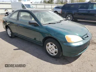 2001 Honda Civic with VIN 1HGEM21211L034052, listed as a Copart auction lot 54021185 with 175,093 mi miles and Clean title. Bid and sale history available at DreamBid. Image 4.