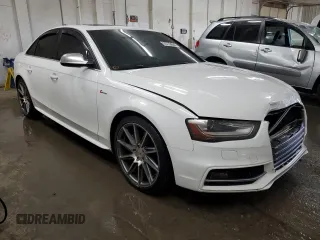 2013 Audi S4 Premium Plus with VIN WAUBGAFL1DA158243, listed as a Copart auction lot 72779664 with 92,442 mi miles and Salvage Title. Bid and sale history available at carsss.com. Image 4.