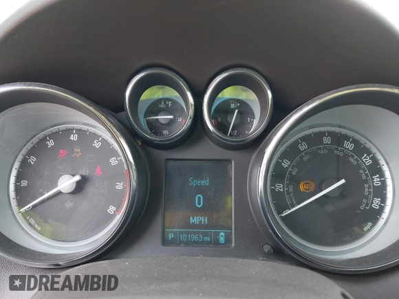 2014 Buick Verano Convenience Group with VIN 1G4PR5SK3E4155007, listed as a IAAI auction lot 42847002 with 101,963 mi miles and . Bid and sale history available at DreamBid. Image 7.