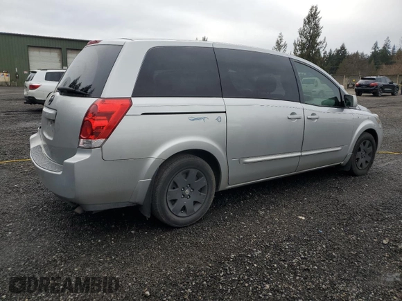2004 Nissan Quest S z VIN 5N1BV28U84N340840, wystawiony jako Copart lot #48173415 z przebiegiem Nie podano mil oraz Szkoda całkowita • Salvage title. Historia ofert i sprzedaży dostępna na DreamBid. Obrazek 3.