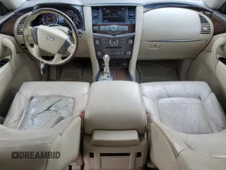 2011 Infiniti QX56 7-passenger with VIN JN8AZ2NE0B9004627, listed as a Copart auction lot 57355615 with 242,036 mi miles and Clean title. Bid and sale history available at DreamBid. Image 8.