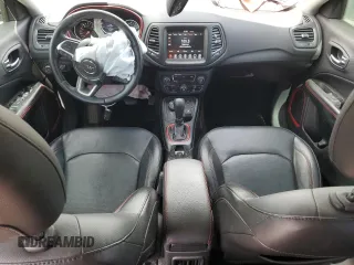 2020 Jeep Compass Trailhawk with VIN 3C4NJDDBXLT144023, listed as a Copart auction lot 51529425 with 41,886 mi miles and Salvage Title. Bid and sale history available at carsss.com. Image 8.