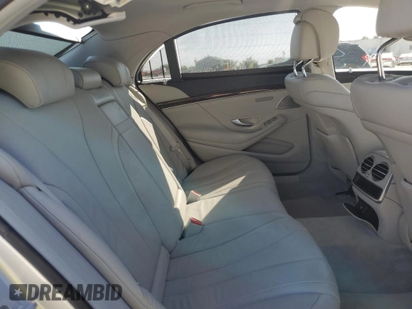 2015 Mercedes-Benz S-Class S 550 with VIN WDDUG8CB2FA097204, listed as a Copart auction lot 79836164 with 53,185 mi miles and Salvage Title. Bid and sale history available at carsss.com. Image 10.