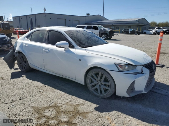 2020 Lexus IS with VIN JTHGZ1B28L5037117, listed as a Copart auction lot 44354515 with 46,785 mi miles and Salvage Title. Bid and sale history available at carsss.com. Image 4.