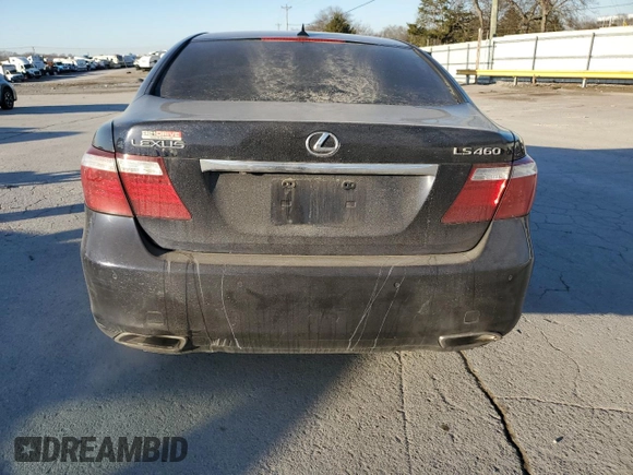 2008 Lexus LS 460 with VIN JTHBL46F085067469, listed as a Copart auction lot 46296345 with 191,298 mi miles and Non Repairable. Bid and sale history available at carsss.com. Image 6.