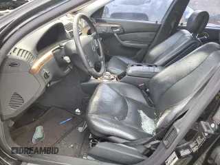 2002 Mercedes-Benz S-Class 5.0L with VIN WDBNG75J72A274447, listed as a Copart auction lot 45355435 with 0 mi miles and Salvage Title. Bid and sale history available at carsss.com. Image 7.