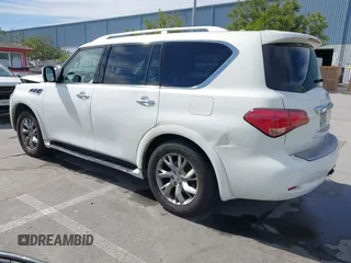 2012 Infiniti QX56 7-passenger z VIN JN8AZ2NE5C9022039, wystawiony jako IAAI lot #41993402 z przebiegiem 126 667 mil mil oraz . Historia ofert i sprzedaży dostępna na DreamBid. Obrazek 3.