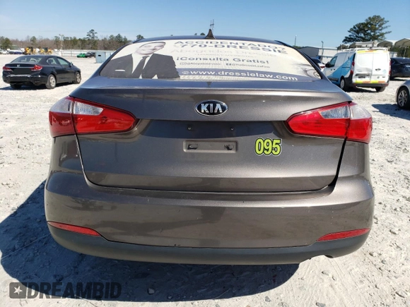 2015 Kia Forte LX with VIN KNAFX4A68F5334379, listed as a Copart auction lot 46833825 with 181,072 mi miles and Salvage Title. Bid and sale history available at DreamBid. Image 6.