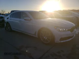 2018 BMW 7 Series 740i with VIN WBA7E2C51JG741931, listed as a Copart auction lot 76929173 with 63,169 mi miles. Bid and sale history available at carsss.com. Image 4.