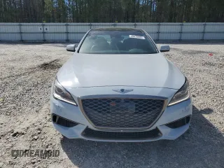 2019 Genesis G80 3.8L with VIN KMHGN4JE5KU290938, listed as a Copart auction lot 49479885 with 35,370 mi miles and Salvage Title. Bid and sale history available at carsss.com. Image 5.