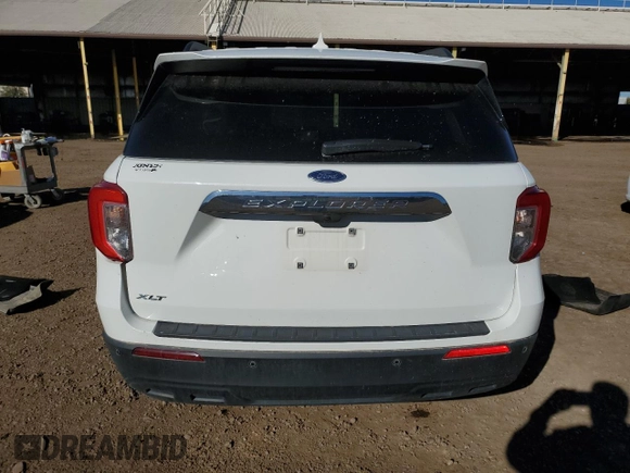 2023 Ford Explorer XLT with VIN 1FMSK7DH4PGC23778, listed as a Copart auction lot 44665345 with 79,783 mi miles and Salvage title. Bid and sale history available at DreamBid. Image 6.