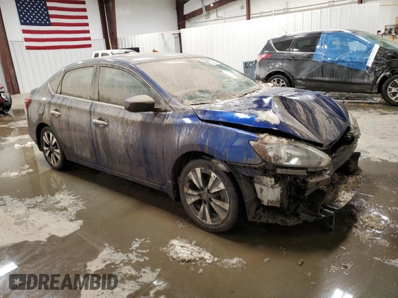 2019 Nissan Sentra SV with VIN 3N1AB7AP6KY434051, listed as a Copart auction lot 44333885 with 65,566 mi miles and Salvage Title. Bid and sale history available at DreamBid. Image 4.