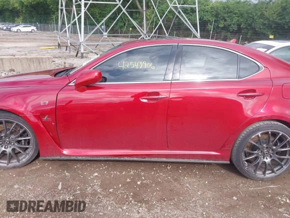 2008 Lexus IS F with VIN JTHBP262585001442, listed as a IAAI auction lot 42549906 with Not provided miles and . Bid and sale history available at DreamBid. Image 15.