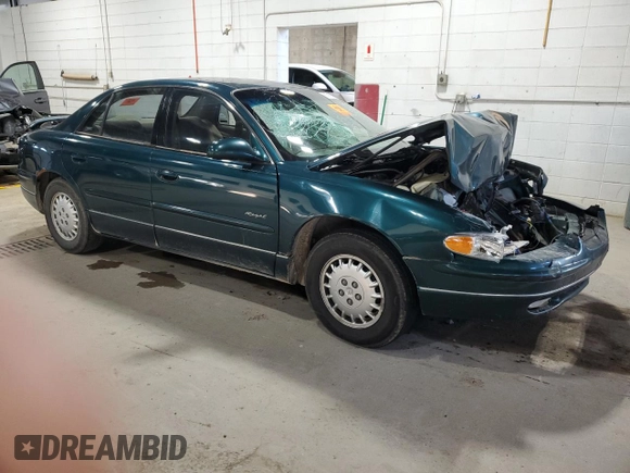 1997 Buick Regal LS with VIN 2G4WB52K0V1442719, listed as a Copart auction lot 80218054 with 0 mi miles and Salvage Title. Bid and sale history available at carsss.com. Image 4.
