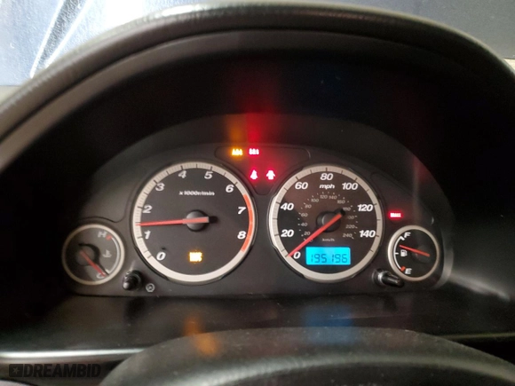 2003 Honda CR-V EX with VIN JHLRD77863C017102, listed as a Copart auction lot 87749975 with 195,196 mi miles and Salvage Title. Bid and sale history available at carsss.com. Image 9.