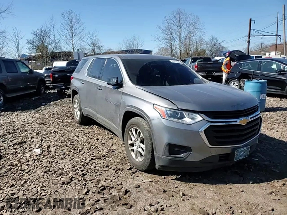 2018 Chevrolet Traverse LS with VIN 1GNEVFKW2JJ213644, listed as a Copart auction lot 48276425 with 93,462 mi miles and Salvage Title. Bid and sale history available at carsss.com. Image 12.