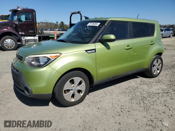 2016 Kia Soul with VIN KNDJN2A24G7832296, listed as a Copart auction lot 49106895 with 82,499 mi miles and Salvage Title. Bid and sale history available at carsss.com. Image 1.