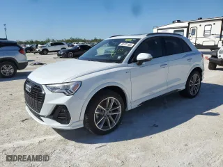 2024 Audi Q3 S line Premium with VIN WA1DECF35R1122022, listed as a Copart auction lot 48737185 with 0 mi miles and Non Repairable. Bid and sale history available at carsss.com. Image 1.
