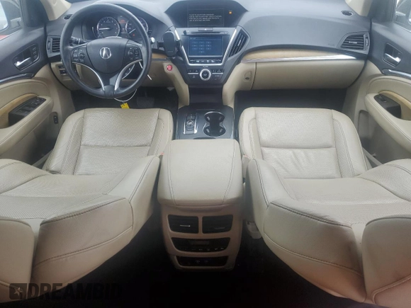 2020 Acura MDX w/Technology Pkg with VIN 5J8YD4H50LL009560, listed as a Copart auction lot 43223575 with 36,447 mi miles and Salvage Title. Bid and sale history available at carsss.com. Image 8.