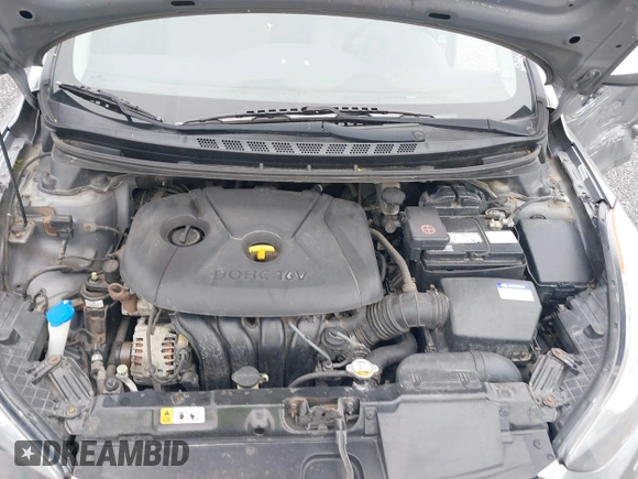 2012 Hyundai Elantra Limited with VIN KMHDH4AE2CU433033, listed as a IAAI auction lot 42006893 with 124,892 mi miles. Bid and sale history available at carsss.com. Image 10.