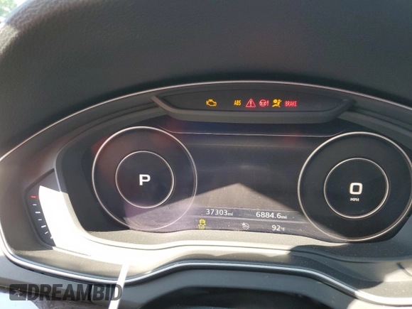 2018 Audi Q5 Premium Plus with VIN WA1BNAFY5J2241274, listed as a Copart auction lot 59500275 with 37,303 mi miles and Salvage title. Bid and sale history available at DreamBid. Image 9.