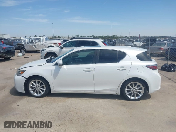 2012 Lexus CT CT 200h with VIN JTHKD5BH6C2094938, listed as a IAAI auction lot 41823429 with 164,485 mi miles and . Bid and sale history available at carsss.com. Image 14.