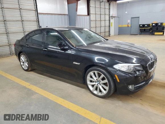 2011 BMW 5 Series 535i with VIN WBAFR7C58BC801354, listed as a Copart auction lot 50612135 with 164,237 mi miles and Salvage Title. Bid and sale history available at DreamBid. Image 4.