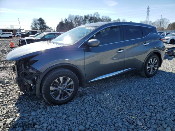 2017 Nissan Murano S with VIN 5N1AZ2MG0HN197565, listed as a Copart auction lot 88176815 with 217,620 mi miles and Salvage Title. Bid and sale history available at carsss.com. Image 1.