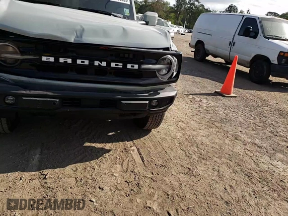 2024 Ford Bronco Outer Banks с VIN 1FMEE8BP8RLA73270, выставлен на аукционе Copart как лот 56790205 с пробегом 8 715 миль миль и Списание • Salvage title. История ставок и продаж доступна на DreamBid. Изображение 14.