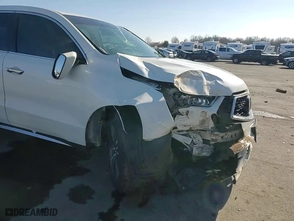 2018 Acura MDX with VIN 5J8YD3H35JL002030, listed as a Copart auction lot 43876915 with 0 mi miles and Salvage Title. Bid and sale history available at carsss.com. Image 12.