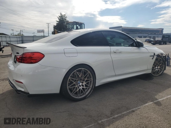 2017 BMW M4 with VIN WBS3R9C54HK709232, listed as a Copart auction lot 71923284 with 59,699 mi miles and Salvage Title. Bid and sale history available at carsss.com. Image 3.