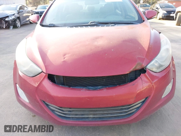 2012 Hyundai Elantra Limited with VIN KMHDH4AE2CU193594, listed as a IAAI auction lot 41556903 with 300,212 mi miles. Bid and sale history available at carsss.com. Image 6.