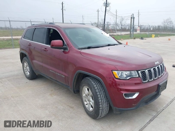 2017 Jeep Grand Cherokee Laredo with VIN 1C4RJEAG5HC780326, listed as a IAAI auction lot 41743223 with 73,675 mi miles. Bid and sale history available at carsss.com. Image 1.