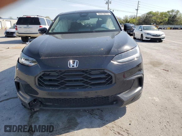 2024 Honda HR-V Sport with VIN 3CZRZ1H57RM729801, listed as a Copart auction lot 52975675 with 12,661 mi miles and Salvage Title. Bid and sale history available at carsss.com. Image 5.