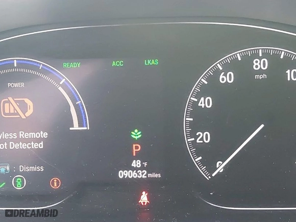 2019 Honda Insight Touring with VIN 19XZE4F93KE003037, listed as a IAAI auction lot 41846021 with 90632 miles. Bid and sale history available at carsss.com. Image 15.