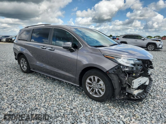2023 Toyota Sienna XLE с VIN 5TDYRKEC6PS147342, выставлен на аукционе Copart как лот 58833745 с пробегом 20 299 миль миль и Списание • Salvage title. История ставок и продаж доступна на DreamBid. Изображение 4.