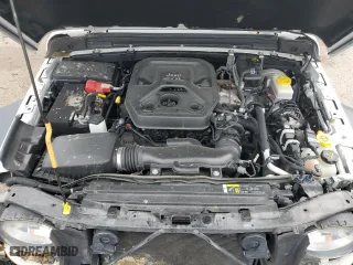 2020 Jeep Wrangler Unlimited Sport S with VIN 1C4HJXDN1LW183246, listed as a Copart auction lot 47757785 with 100,746 mi miles and Salvage Title. Bid and sale history available at carsss.com. Image 12.