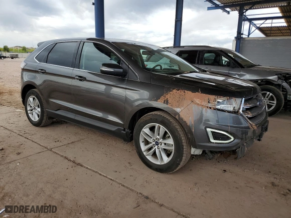 2017 Ford Edge SEL with VIN 2FMPK4J90HBC12366, listed as a Copart auction lot 53051445 with 114,098 mi miles and Salvage Title. Bid and sale history available at carsss.com. Image 4.