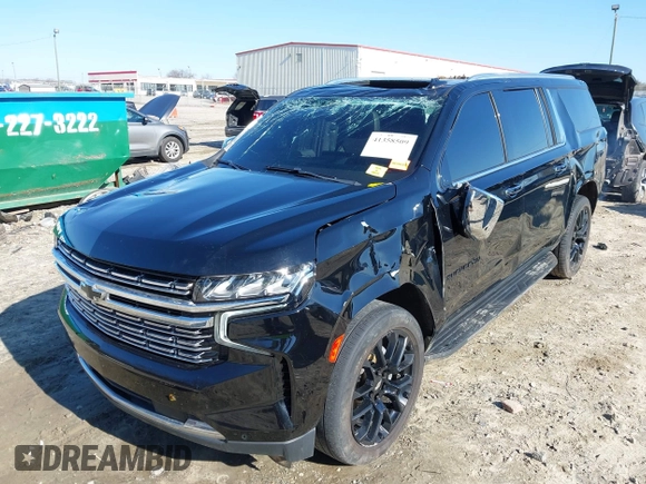 2022 Chevrolet Suburban Premier with VIN 1GNSKFKD5NR344147, listed as a IAAI auction lot 41358509 with 41,046 mi miles. Bid and sale history available at carsss.com. Image 6.