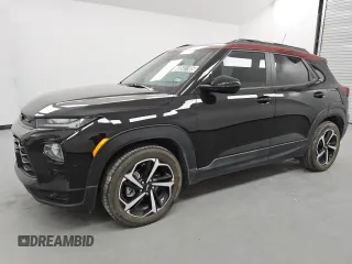 2022 Chevrolet TrailBlazer RS with VIN KL79MTSL1NB014776, listed as a Copart auction lot 48541105 with 16,467 mi miles and Clean Title. Bid and sale history available at carsss.com. Image 1.
