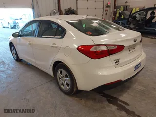 2014 Kia Forte LX with VIN KNAFK4A61E5060696, listed as a IAAI auction lot 41280702 with 229,591 mi miles. Bid and sale history available at carsss.com. Image 3.