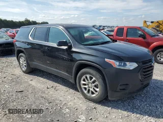 2019 Chevrolet Traverse LS with VIN 1GNEVFKW7KJ286798, listed as a Copart auction lot 69452524 with 51,112 mi miles and Salvage Title. Bid and sale history available at carsss.com. Image 4.