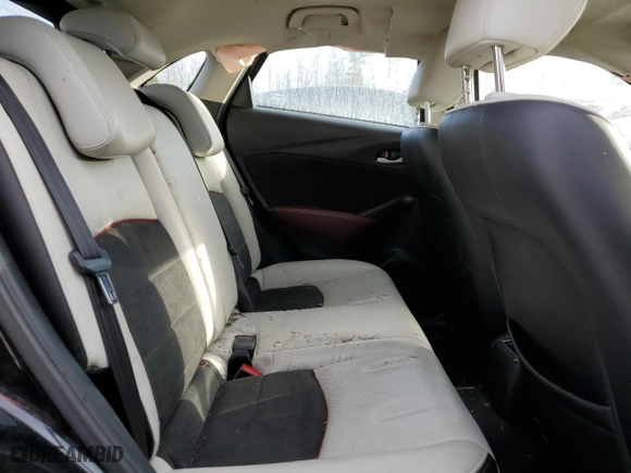 2016 Mazda CX-3 Grand Touring with VIN JM1DKBD79G0121327, listed as a Copart auction lot 45573255 with 170,746 mi miles and Salvage Title. Bid and sale history available at carsss.com. Image 10.