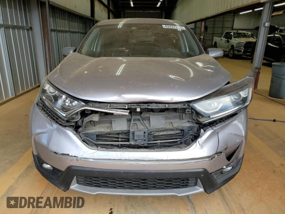 2019 Honda CR-V EX with VIN 2HKRW1H52KH512876, listed as a Copart auction lot 43337215 with 107,566 mi miles and Salvage Title. Bid and sale history available at DreamBid. Image 5.