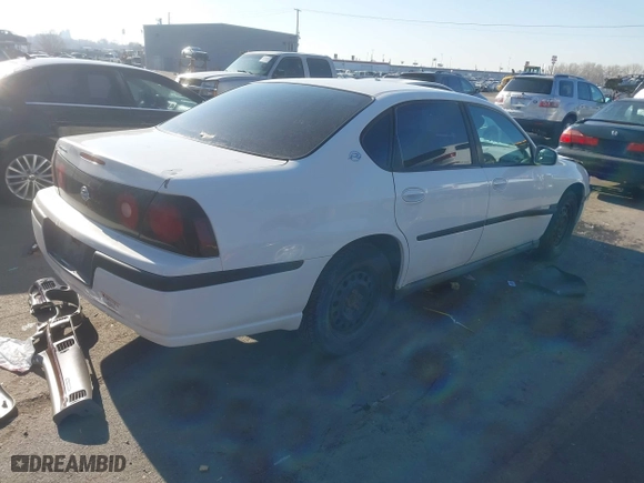 2004 Chevrolet Impala with VIN 2G1WF52E449399627, listed as a IAAI auction lot 41439065 with 1 mi miles. Bid and sale history available at carsss.com. Image 4.