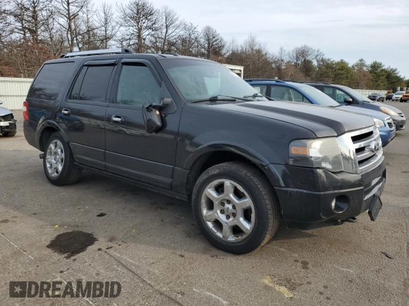 2013 Ford Expedition Limited with VIN 1FMJU2A52DEF45975, listed as a Copart auction lot 48716455 with 156,271 mi miles and Non repairable. Bid and sale history available at DreamBid. Image 4.