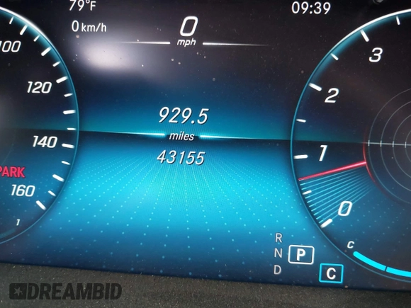 2020 Mercedes-Benz C 300 with VIN W1KWK8DB3LG015172, listed as a IAAI auction lot 42029492 with 43,155 mi miles and . Bid and sale history available at DreamBid. Image 7.
