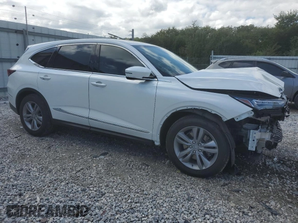 2023 Acura MDX with VIN 5J8YE1H3XPL030562, listed as a Copart auction lot 72036824 with 24,281 mi miles and Salvage Title. Bid and sale history available at carsss.com. Image 4.