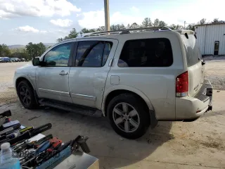 2014 Nissan Armada Platinum z VIN 5N1BA0NFXEN610187, wystawiony jako Copart lot #44145265 z przebiegiem Nie podano mil oraz Czysty tytuł • Clean title. Historia ofert i sprzedaży dostępna na DreamBid. Obrazek 2.